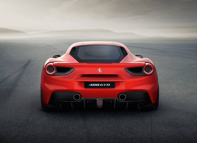 Ferrari 488 GTB com motor V8 biturbo de 670 cv chega para substituir 458 4